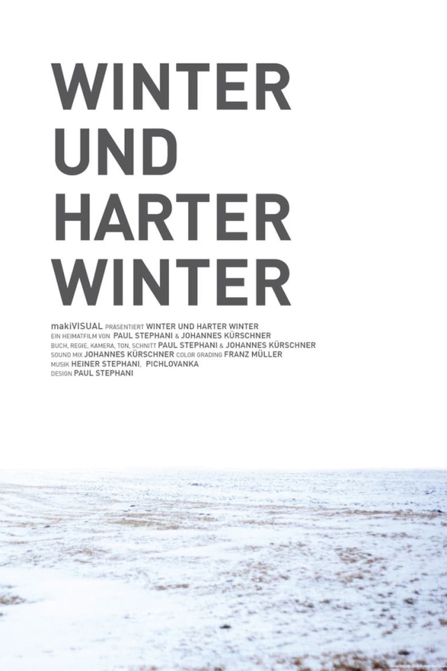 Winter und harter Winter