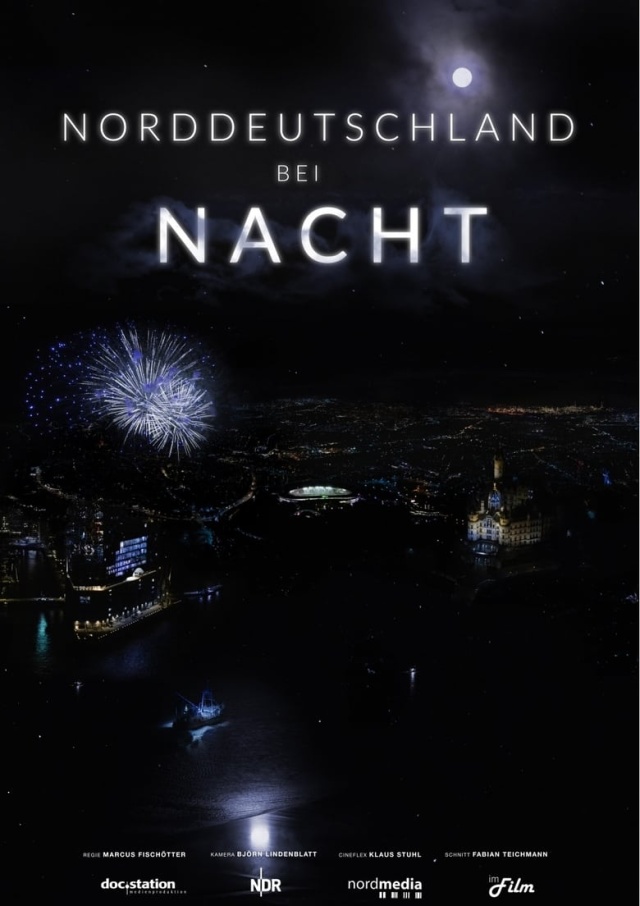 Norddeutschland bei Nacht