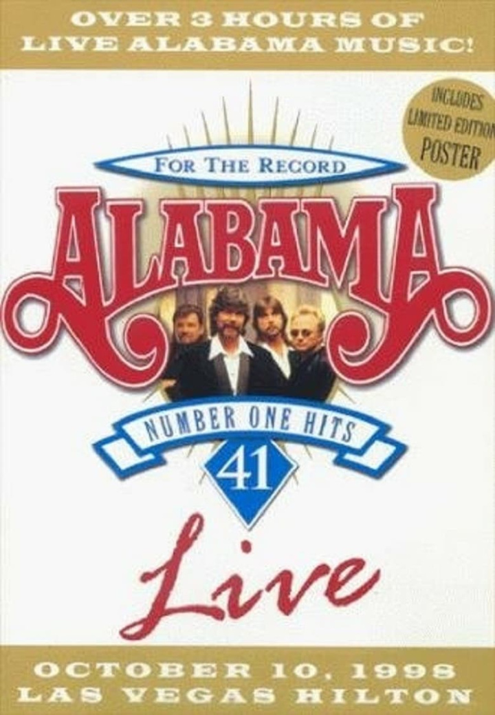 Alabama: 41 Number One Hits Live i gruppen Alla filmer hos Mohamad shop (40337)
