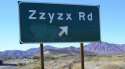Zyzzyx Road