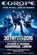 Europe: The Final Countdown 30th Anniversary Show - Live At The Roundhouse