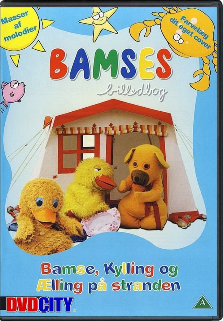 Bamse, Kylling Og Ælling PÅ Stranden i gruppen Alla filmer hos Mohamad shop (475464)