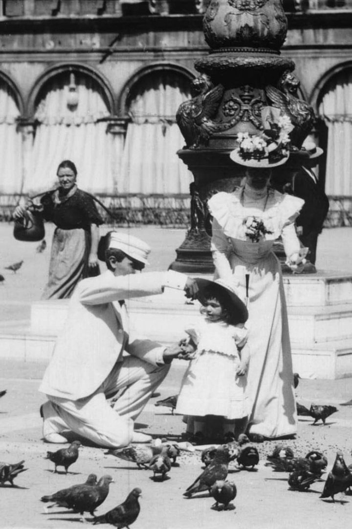 Venice, Feeding the Pigeons in St. Mark\'s Square i gruppen Alla filmer hos Mohamad shop (477358)