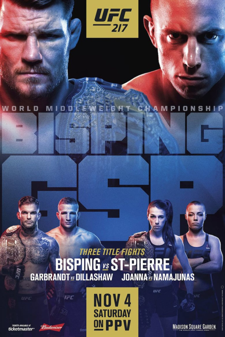 UFC 217: Bisping vs. St-Pierre i gruppen Alla filmer hos Mohamad shop (481440)