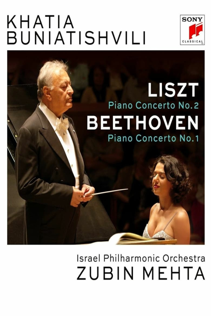 Khatia Buniatishvili, Israel Philharmonic Orchestra, Zubin Mehta - Liszt · Piano Concerto No. 2 – Beethoven · Piano Concerto No. 1 i gruppen Alla filmer hos Mohamad shop (495862)