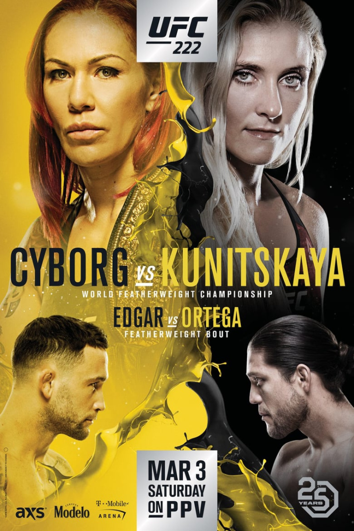 UFC 222: Cyborg vs. Kunitskaya i gruppen Alla filmer hos Mohamad shop (504545)
