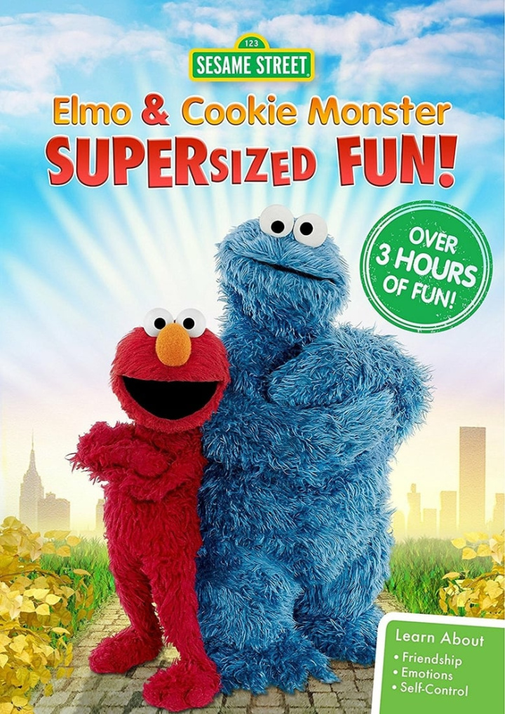 Sesame Street: Elmo & Cookie Monster Supersized Fun! i gruppen Alla filmer hos Mohamad shop (508380)