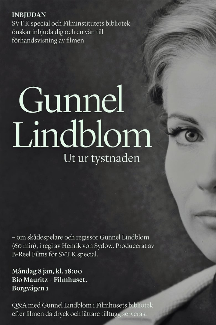 Gunnel Lindblom - Out of the Silence i gruppen Alla filmer hos Mohamad shop (511712)