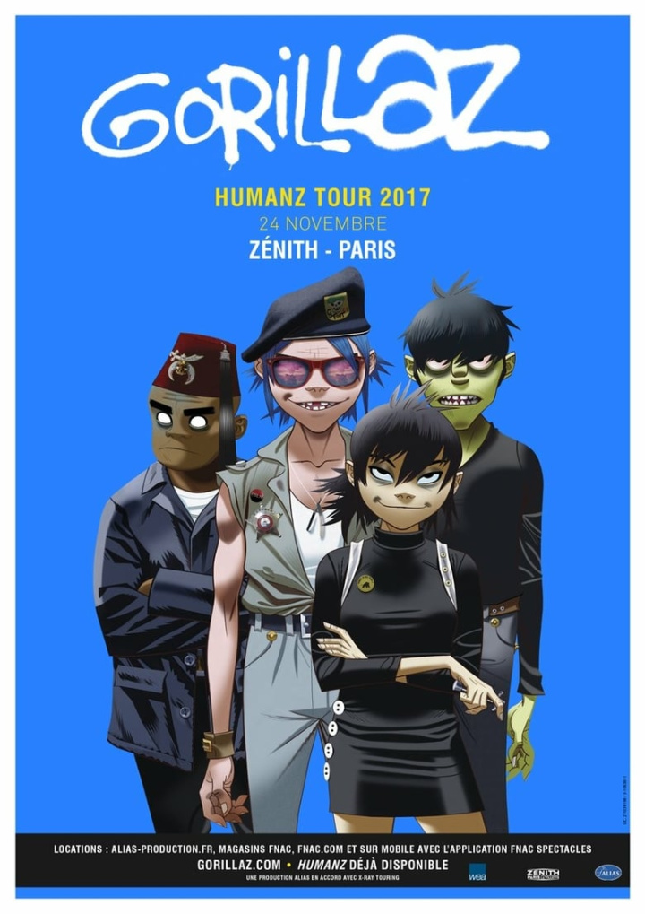 Gorillaz au Zénith 2017 i gruppen Alla filmer hos Mohamad shop (517946)