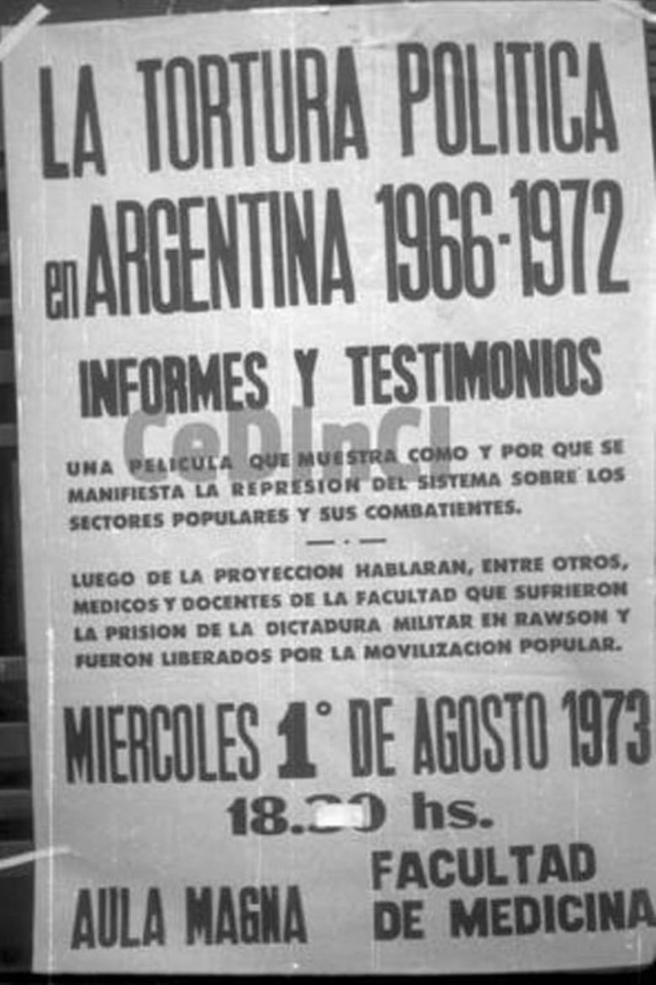 Informes y testimonios. La tortura política en Argentina 1966-1972 i gruppen Alla filmer hos Mohamad shop (528952)