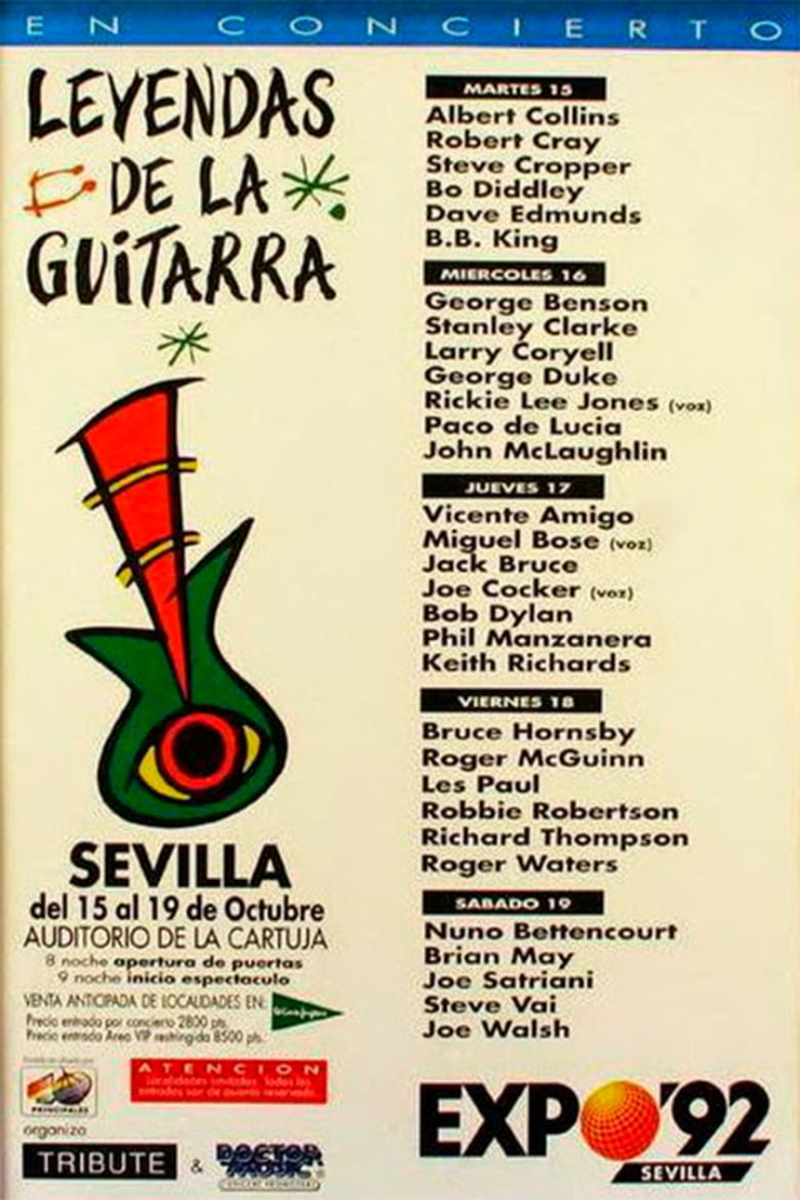 Guitar Legends: EXPO \'92 at Sevilla - Through The Electric Age i gruppen Alla filmer / Documentary hos Mohamad shop (532552)