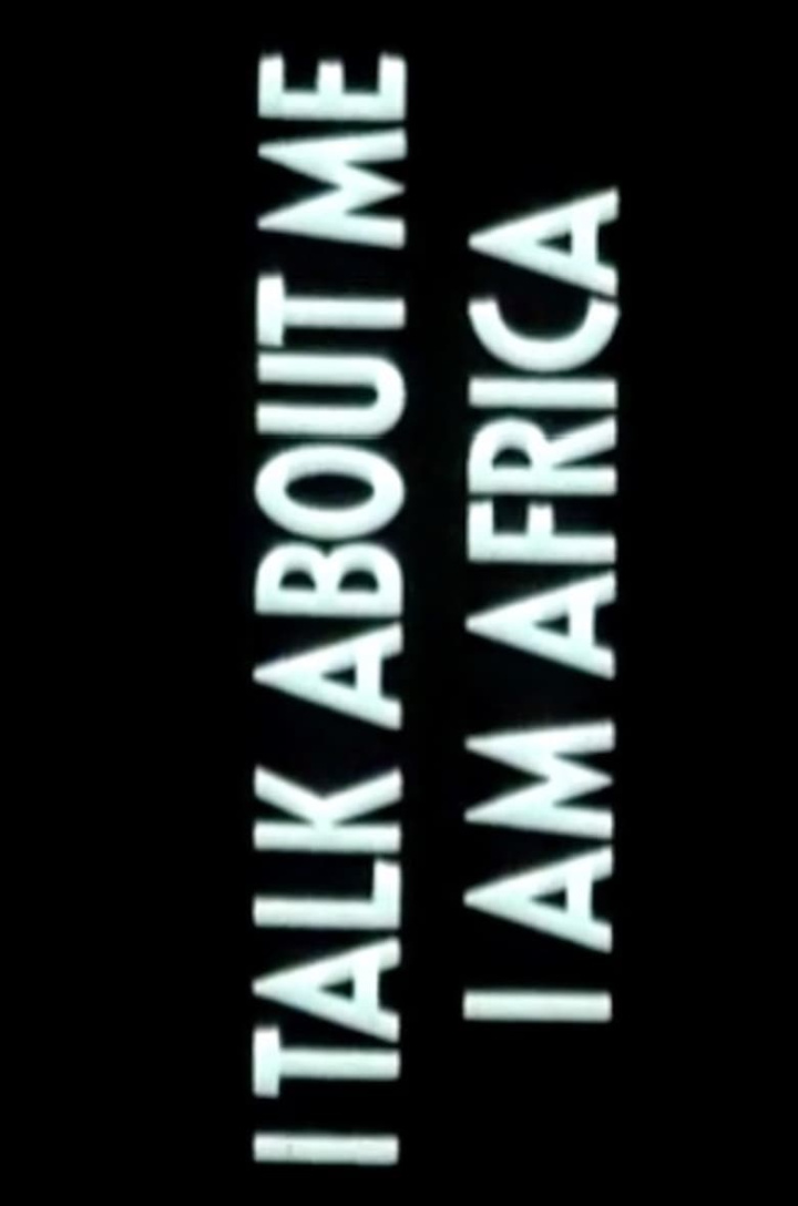 I Talk About Me, I Am Africa i gruppen Alla filmer / Documentary hos Mohamad shop (547697)