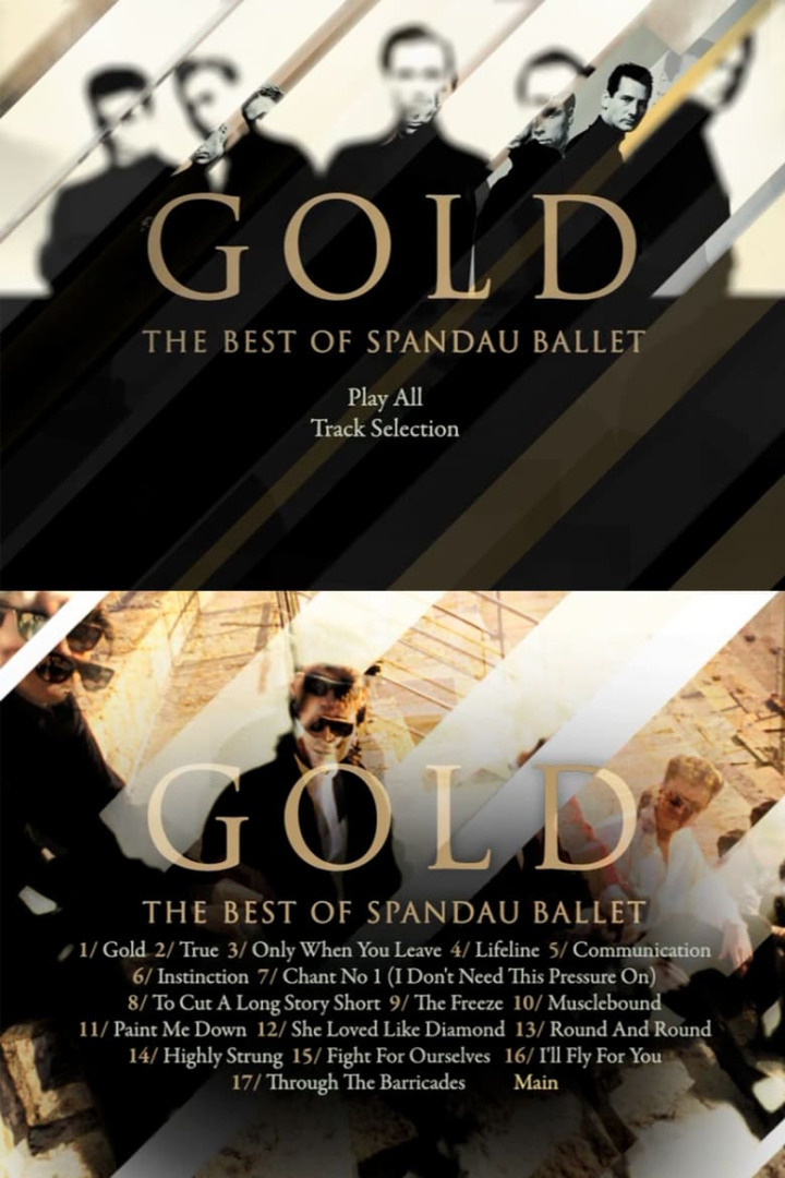 Spandau Ballet - Gold: The Best Video of i gruppen Alla filmer / Music hos Mohamad shop (553284)