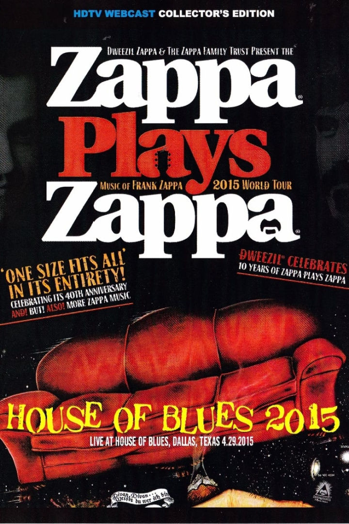 Zappa Plays Zappa: House Of Blues 2015 i gruppen Alla filmer / Music hos Mohamad shop (553549)