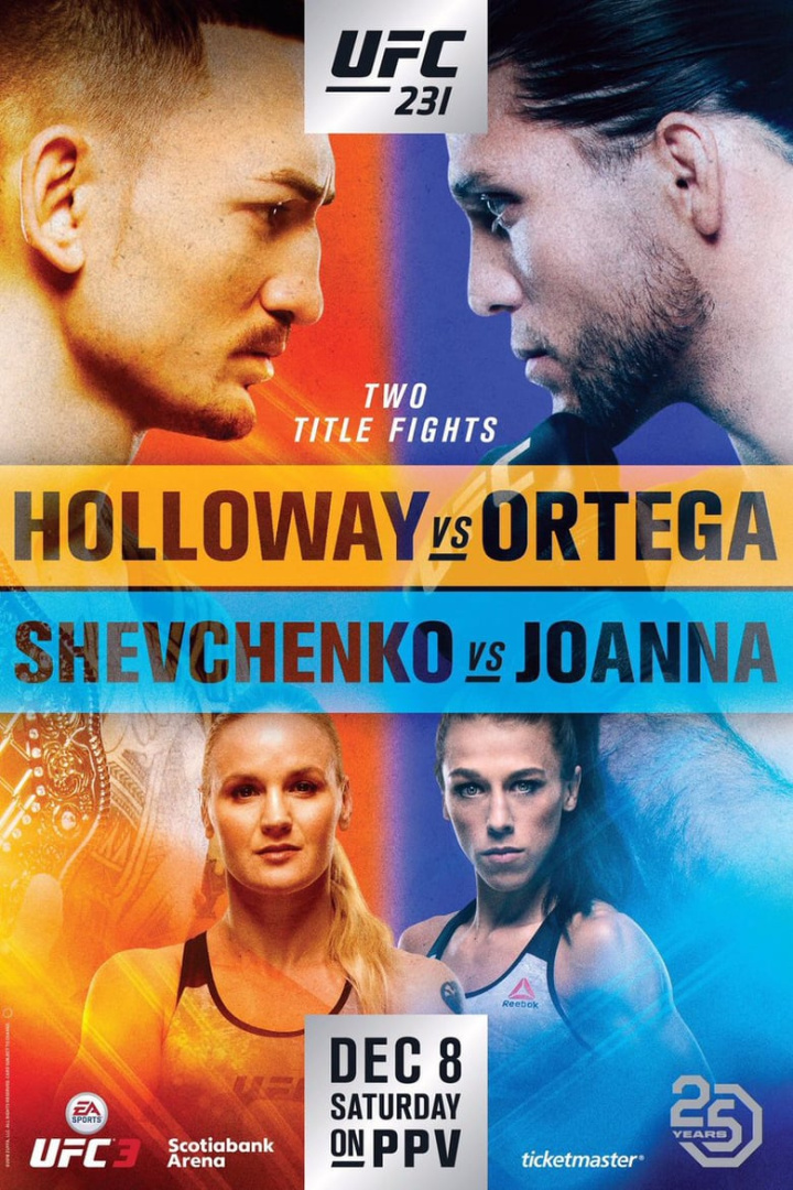 UFC 231: Holloway vs. Ortega i gruppen Alla filmer hos Mohamad shop (559438)