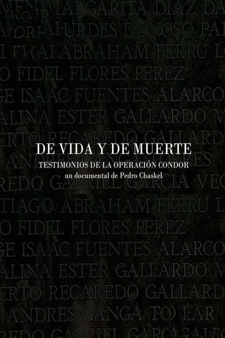 De vida y de Muerte, Testimonios de la Operación Cóndor i gruppen Alla filmer / History hos Mohamad shop (561419)