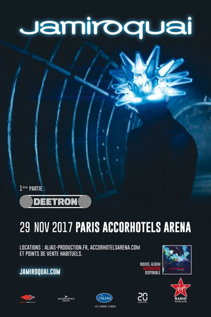 Jamiroquai: AccorHotels Arena Paris i gruppen Alla filmer / Music hos Mohamad shop (564700)