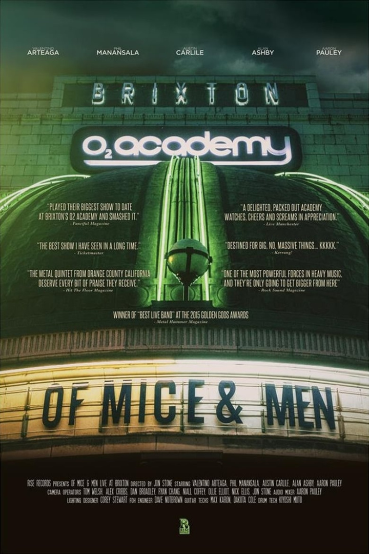 Of Mice & Men ‎– Live At Brixton i gruppen Alla filmer hos Mohamad shop (567506)