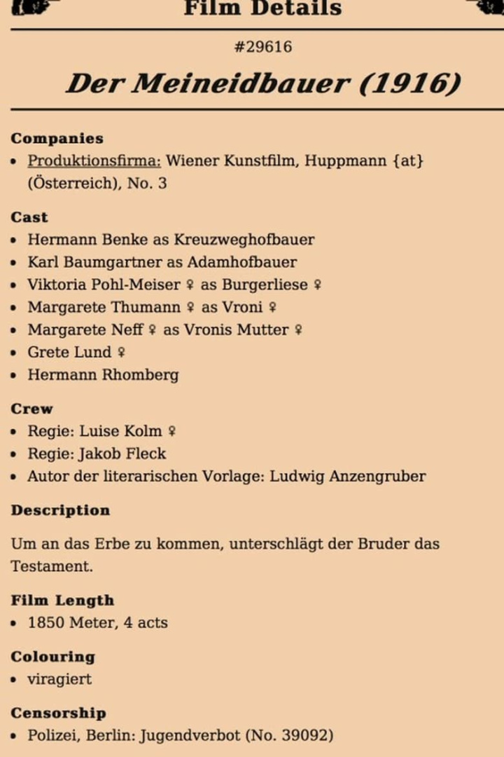 The Farmer Forsworn i gruppen Alla filmer / Drama hos Mohamad shop (568831)