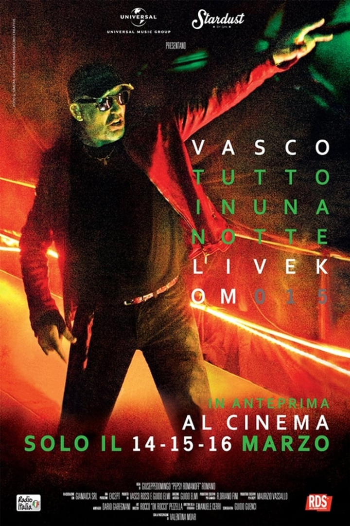 Vasco tutto in una notte - LiveKom015 i gruppen Alla filmer / Music hos Mohamad shop (569992)