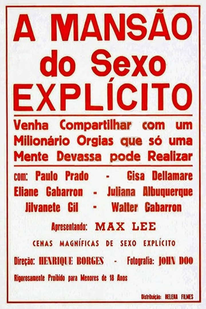A Mansão do Sexo Explícito i gruppen Alla filmer / Crime hos Mohamad shop (576595)