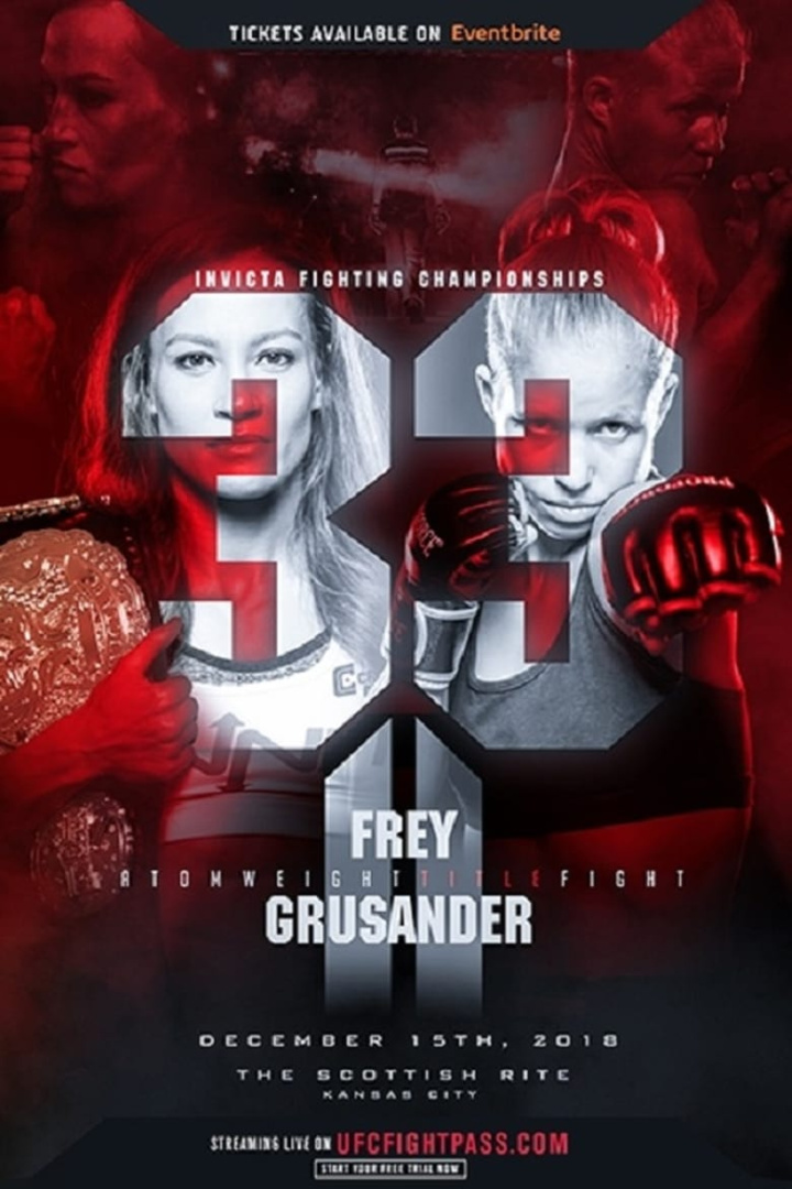 Invicta FC 33: Frey vs. Grusander II i gruppen Alla filmer / Action hos Mohamad shop (577997)