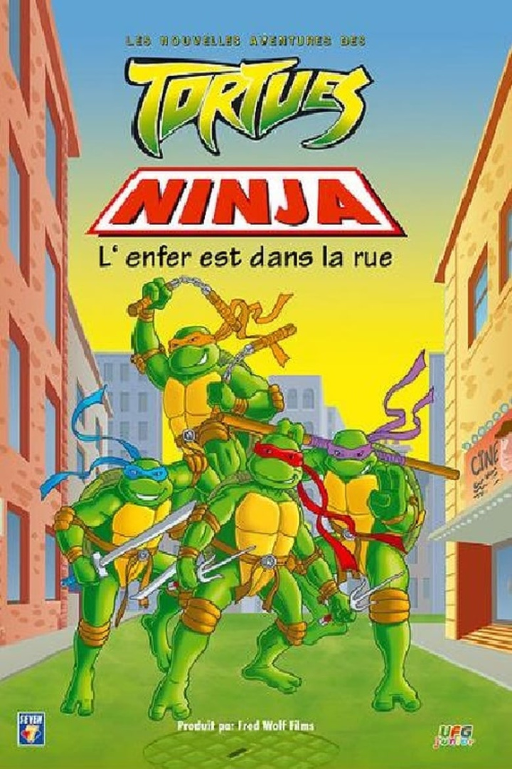 Les Nouvelles aventures des Tortues Ninja L\'enfer est dans la rue i gruppen Alla filmer / Animation hos Mohamad shop (581724)