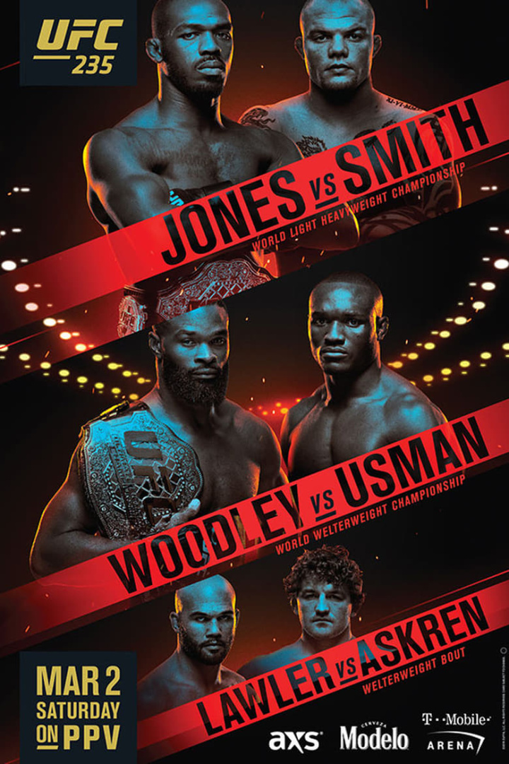 UFC 235: Jones vs. Smith i gruppen Alla filmer / Action hos Mohamad shop (583120)
