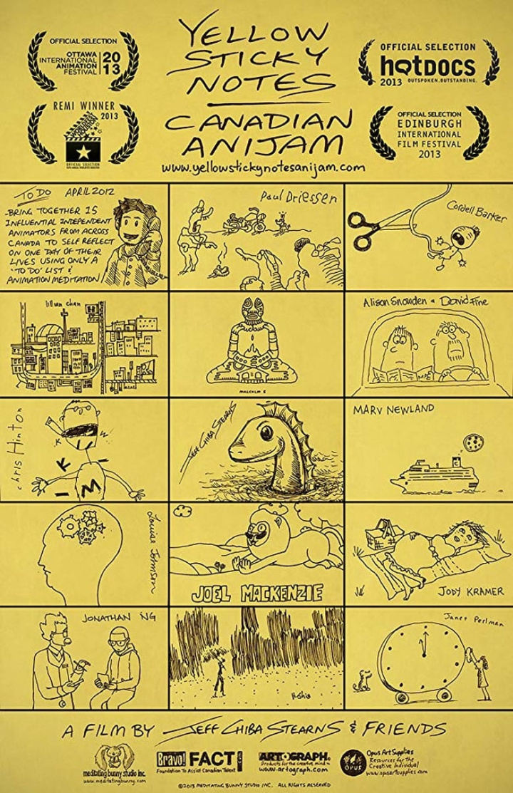 Yellow Sticky Notes: Canadian Anijam i gruppen Alla filmer / Animation hos Mohamad shop (584980)