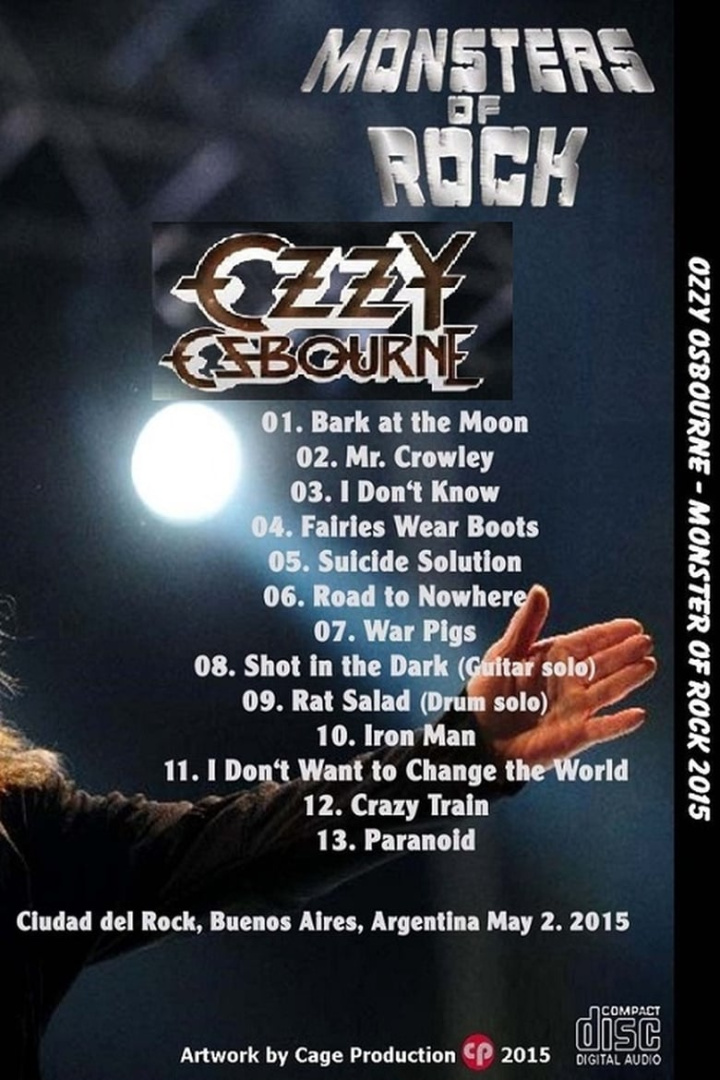 Ozzy Osbourne Monsters of Rock Argentina 2015 i gruppen Alla filmer / Music hos Mohamad shop (595303)