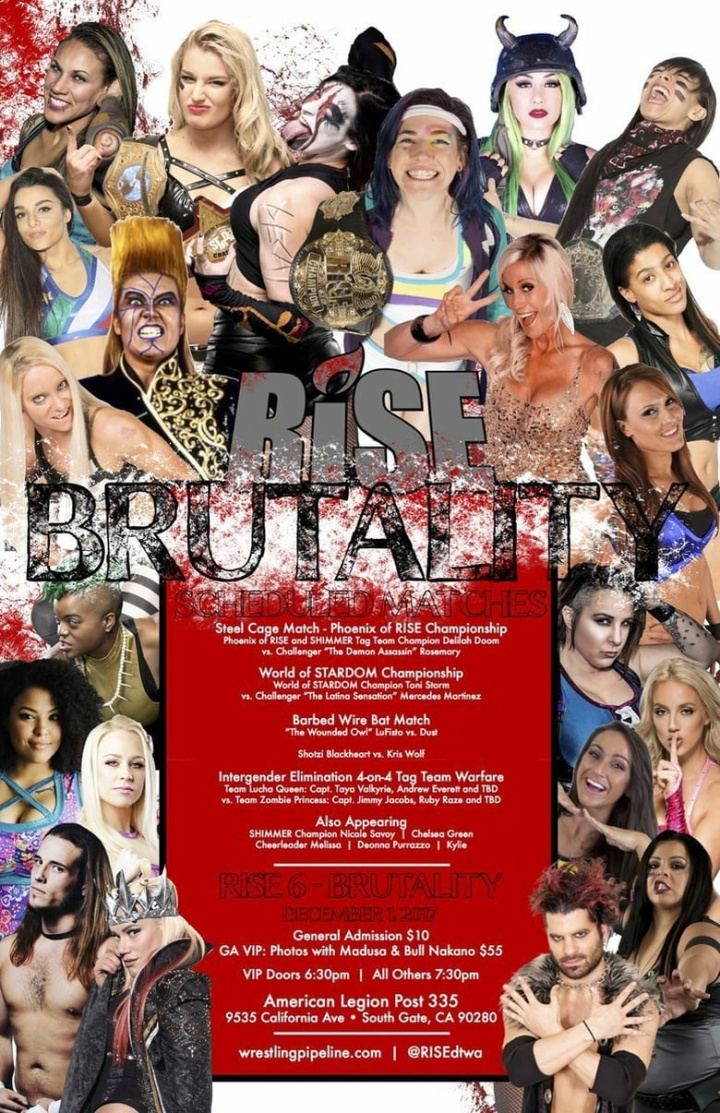 RISE Wrestling. RISE 6 Brutality i gruppen Alla filmer / Drama hos Mohamad shop (598862)