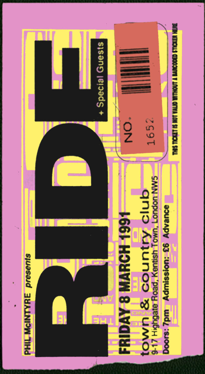 Ride ‎– Town And Country Club 07.03.91 i gruppen Alla filmer / Music hos Mohamad shop (602422)