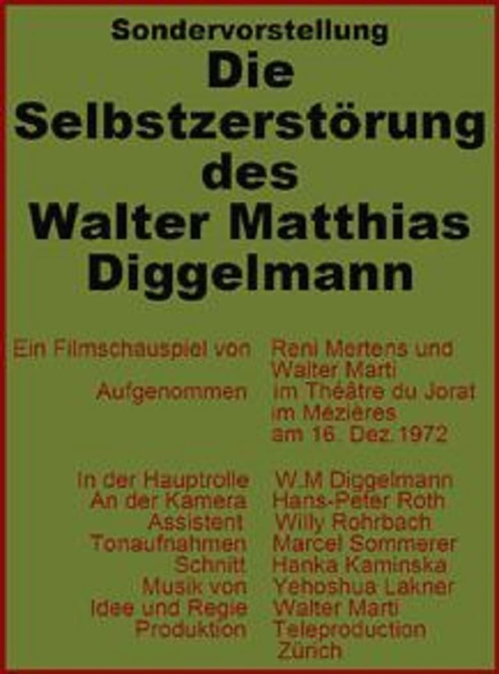Die Selbstzerstörung des Walter Matthias Diggelmann i gruppen Alla filmer / Documentary hos Mohamad shop (605405)