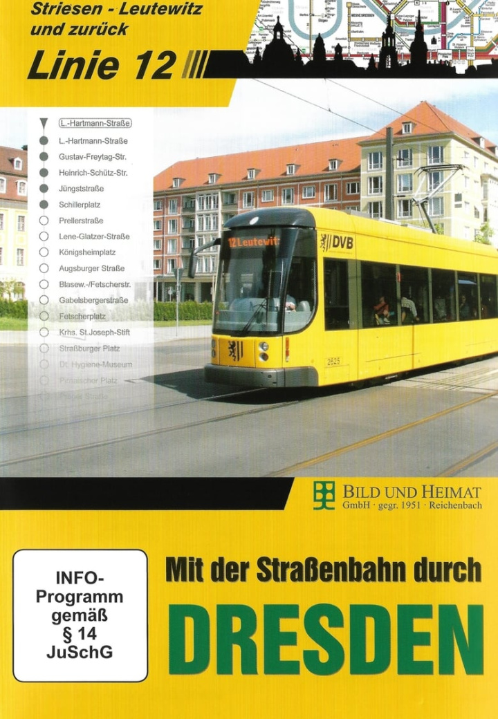 Mit der Straßenbahn durch Dresden - Linie 12 i gruppen Alla filmer / History hos Mohamad shop (614220)