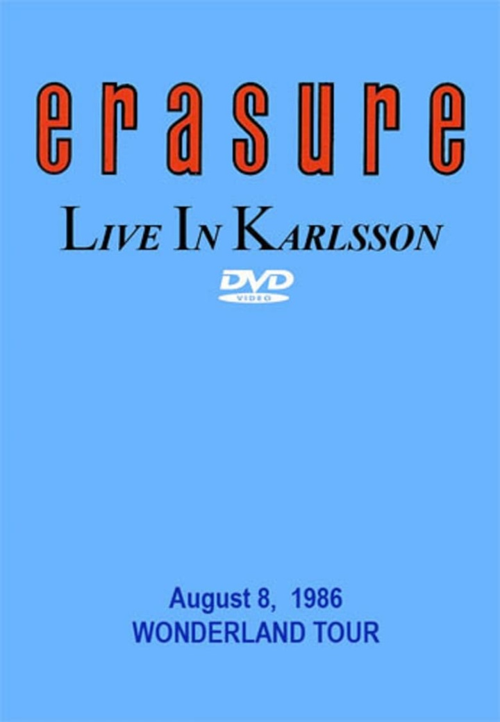 Erasure: Live at Karlsson i gruppen Alla filmer / Music hos Mohamad shop (638792)