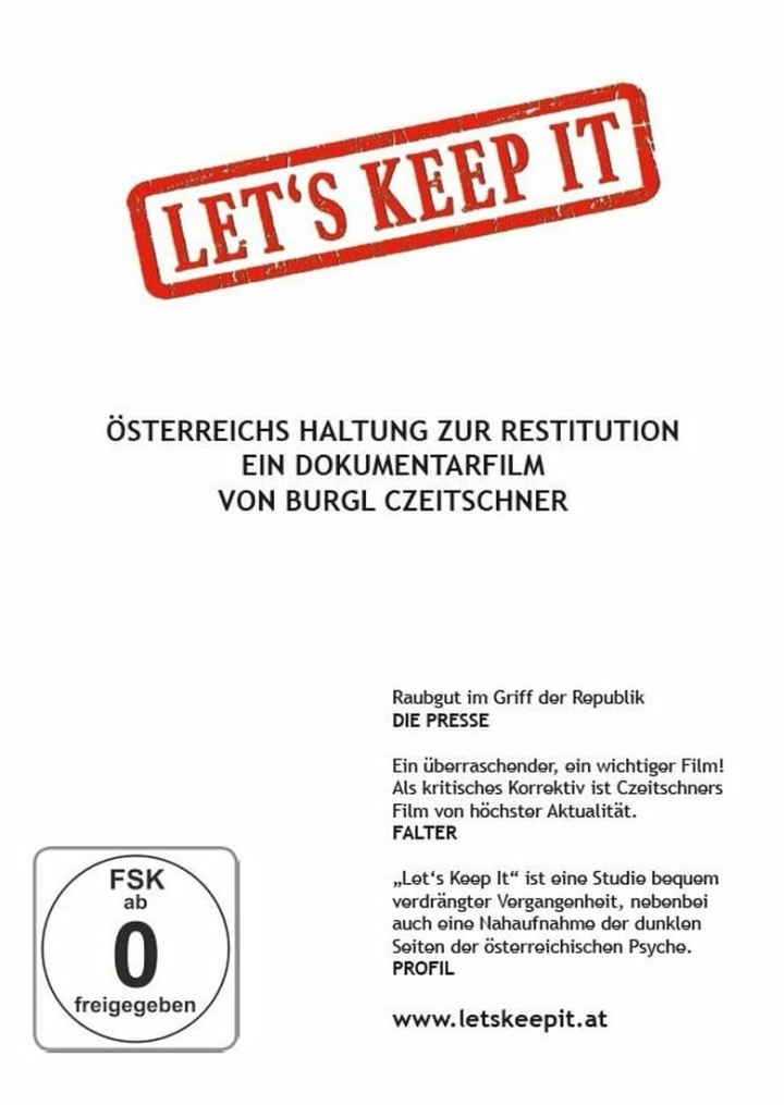 Let\'s Keep It i gruppen Alla filmer / Documentary hos Mohamad shop (644031)