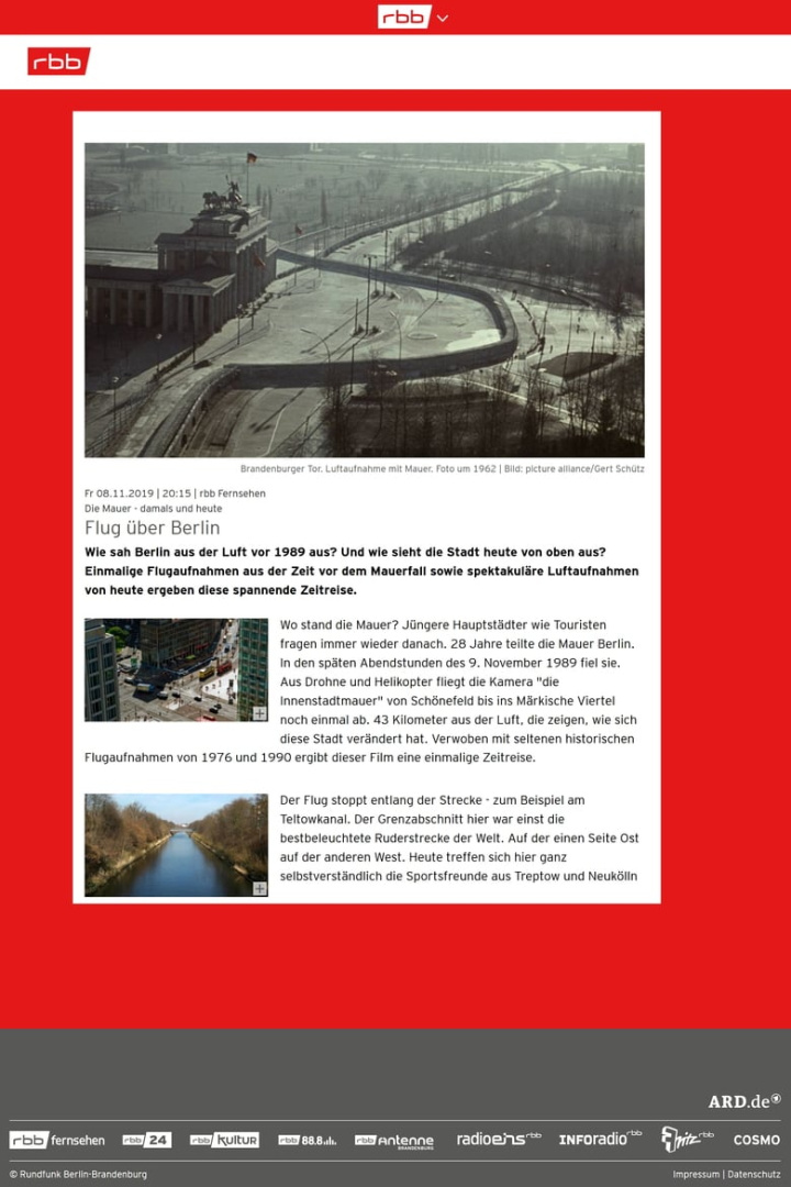 Flug über Berlin i gruppen Alla filmer / Documentary hos Mohamad shop (649376)