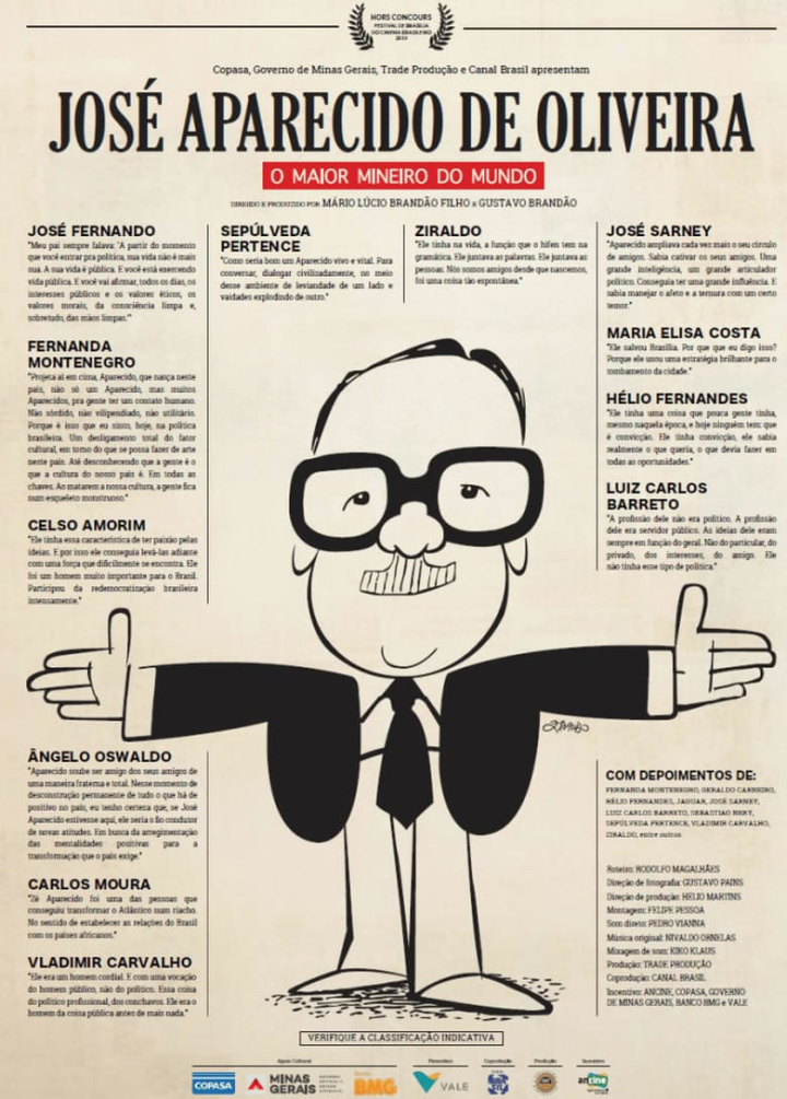 José Aparecido de Oliveira – O Maior Mineiro do Mundo i gruppen Alla filmer / Documentary hos Mohamad shop (650690)