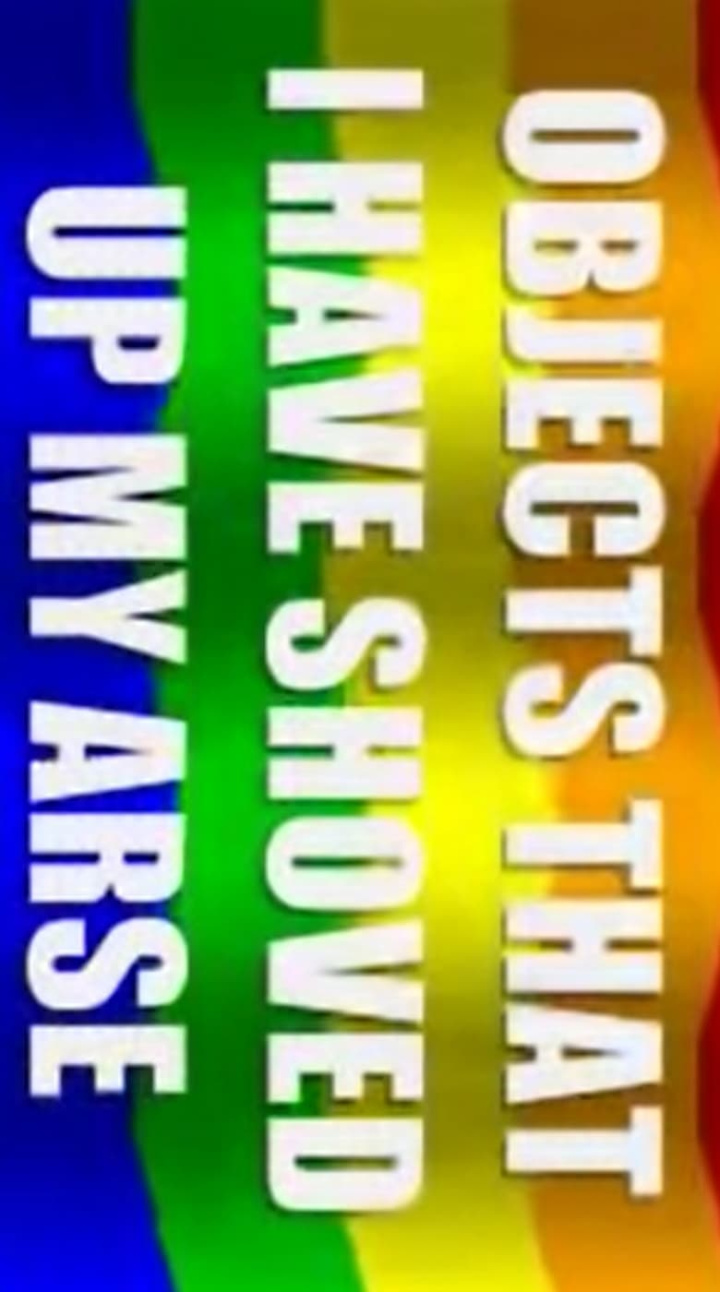 Objects That I Have Shoved Up My Arse i gruppen Alla filmer / Comedy hos Mohamad shop (652274)