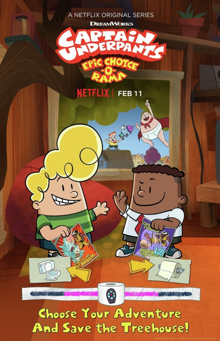 Captain Underpants: Epic Choice-o-rama i gruppen Alla filmer / Animation hos Mohamad shop (668602)