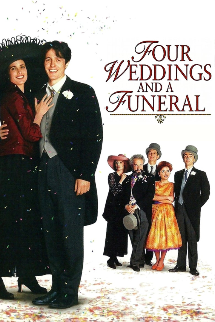 Four Weddings and a Funeral i gruppen Alla filmer / Romance hos Mohamad shop (712)